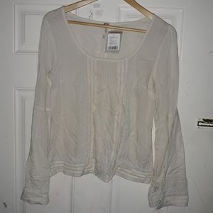 NWT Free People Bohemian Flare Beaded Top